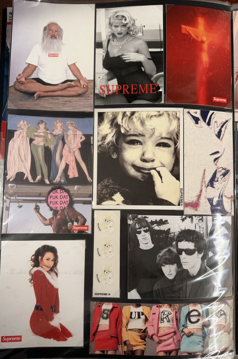 Binder page — portrait photo stickers