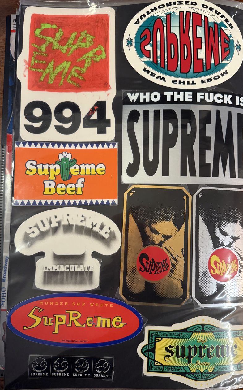 Binder page — 1994, Supreme Beef, and Who the Fuck Is Supreme